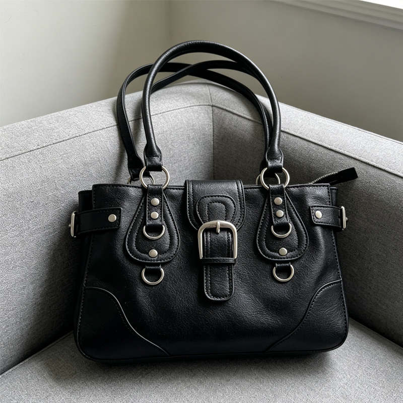 2026年新作 Y2K クールなリベット付きハンドバッグ バ - Women Bags 2026 Trends のレビューと価格