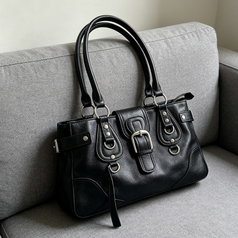 2026年新作 Y2K クールなリベット付きハンドバッグ バ - Women Bags 2026 Trends のレビューと価格