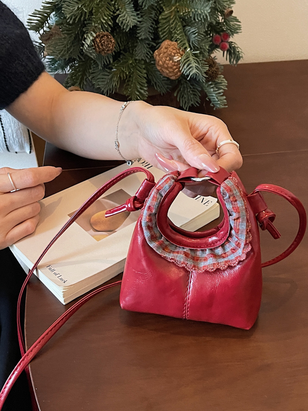   ファッションレトロハンドバッグ、口紅や小銭が入るポケット - Women'S Young Bags のレビューと価格